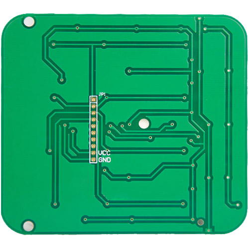 Double-sided carbon oil circuit board