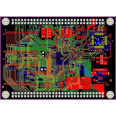 4-layer HDI switch circuit board design