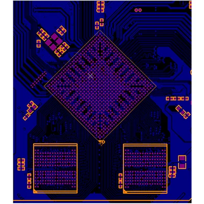 14-layer 25G high-speed HDI PCB design
