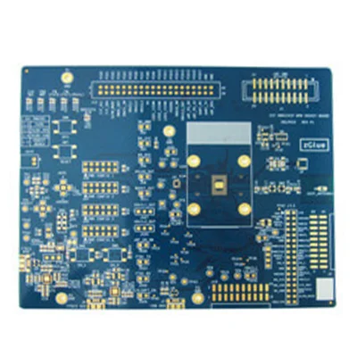 6-layer blue oil immersion gold PCB board