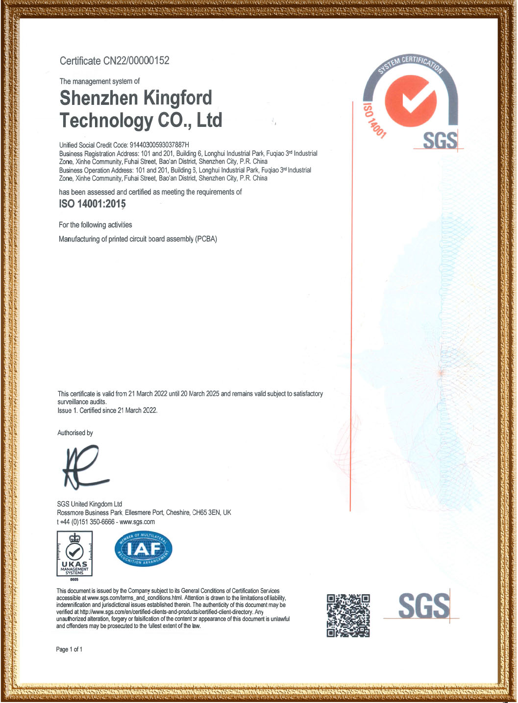 ​ISO 14001:2015