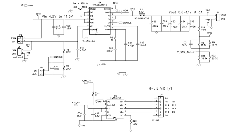 Digital image acquisition and processing system circuit diagram 2