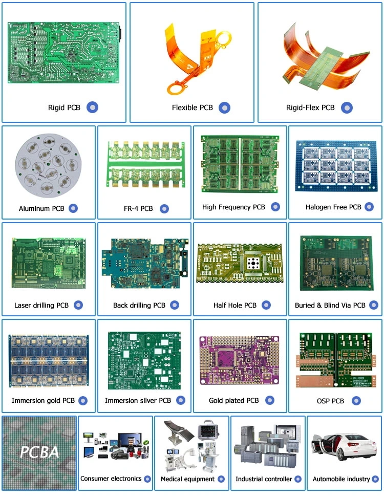 High Quality Custom Factory Manufacturer SMT Circuit Printed Board PCBA