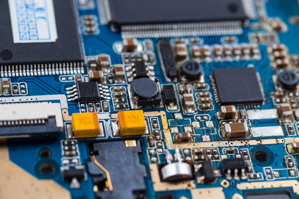 Integrated Circuit Board of a Hard Disk