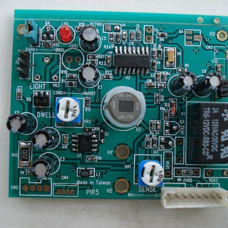 Printed circuit boards are assembled electronic parts