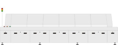 Ten temperature-controlled zone nitrogen reflux furnace