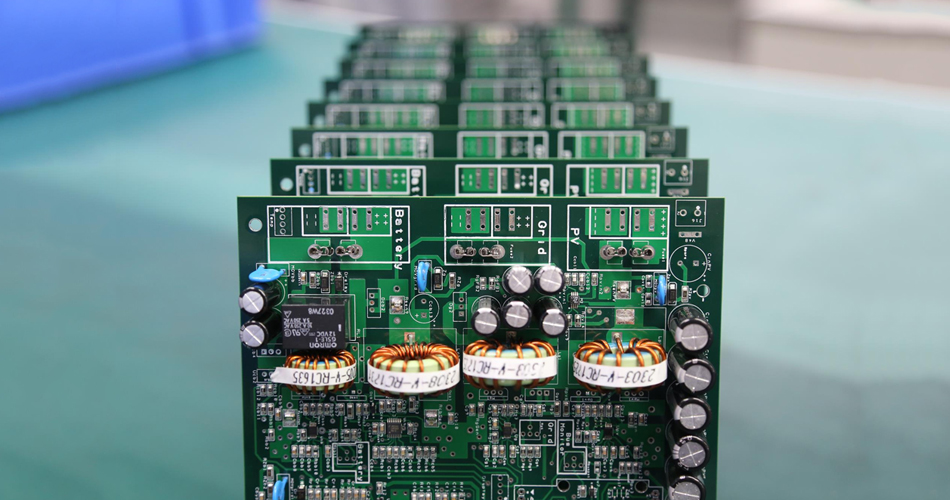 PCBA circuit board through hole plug-in component