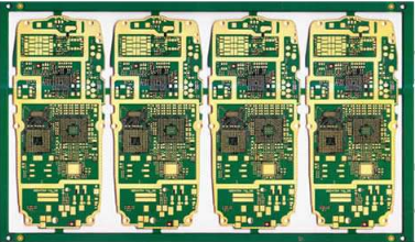 Gold finger and copper base plate of circuit board edging