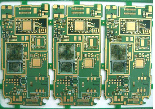 High frequency RF board laminated structure and wiring requirements