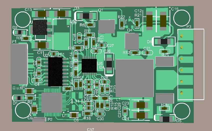 Explain the rules for viewing elements of PCB layout design